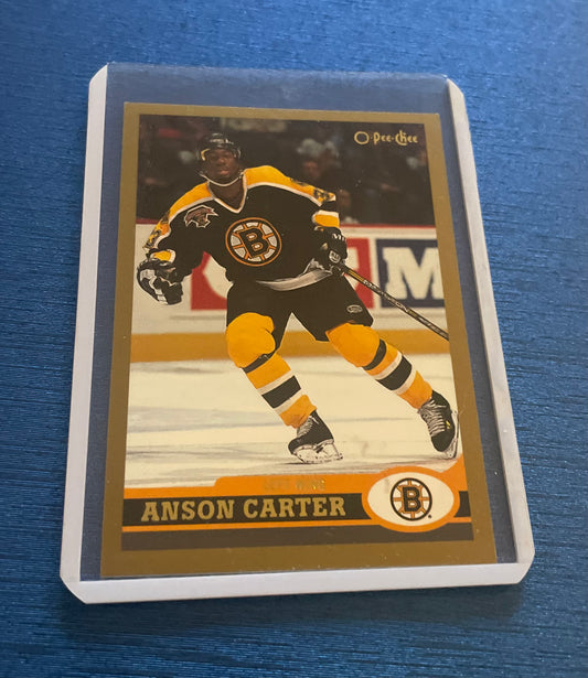 Anson Carter Boston Bruins 1999 O-Pee-Chee