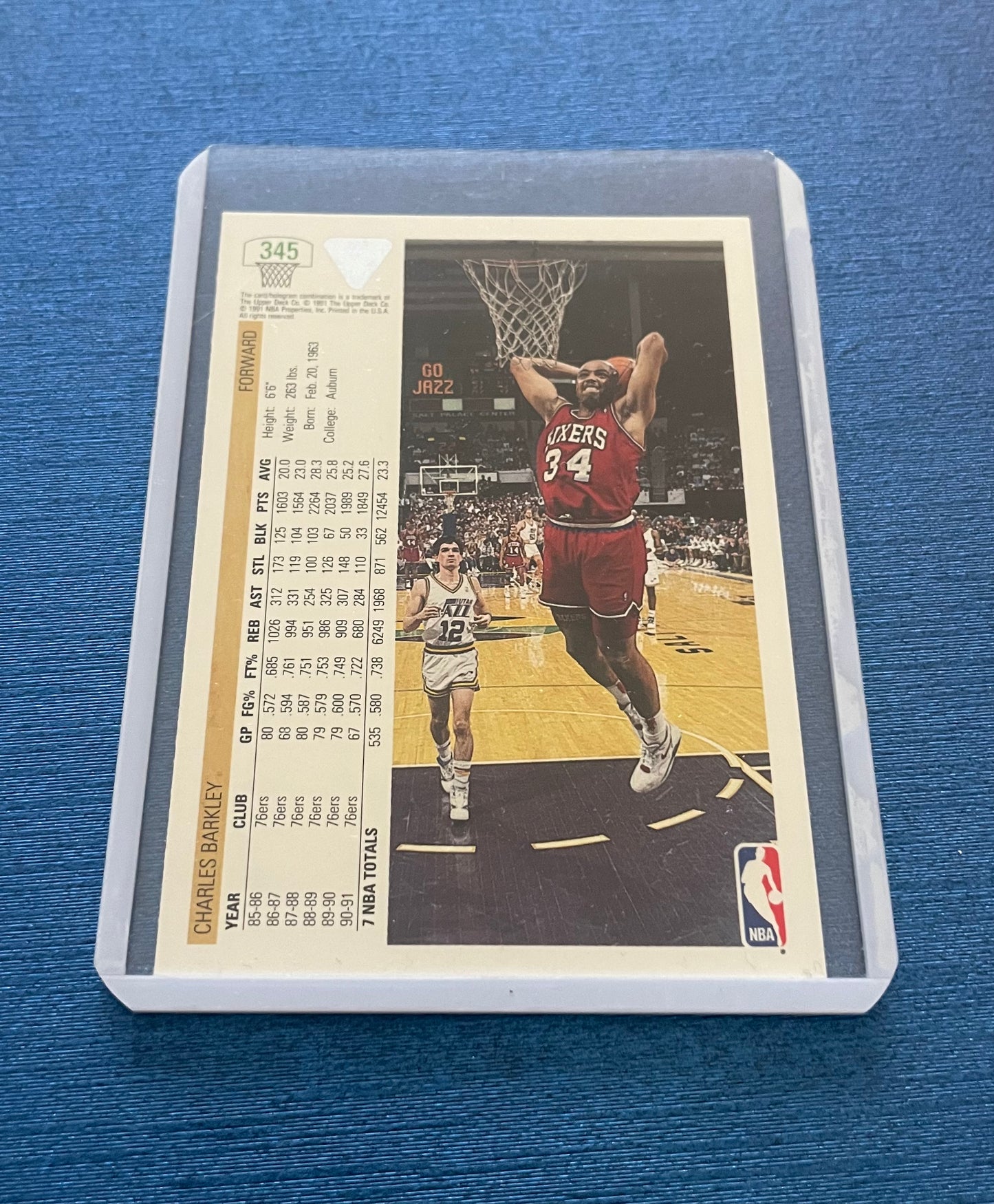 Charles Barkley Philadelphia 76ers 1991-92 Upper Deck