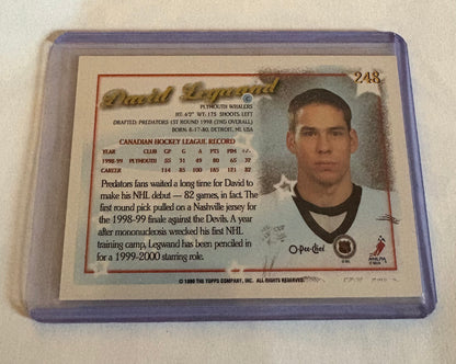 David Legwand Plymouth Whalers 1999 Topps