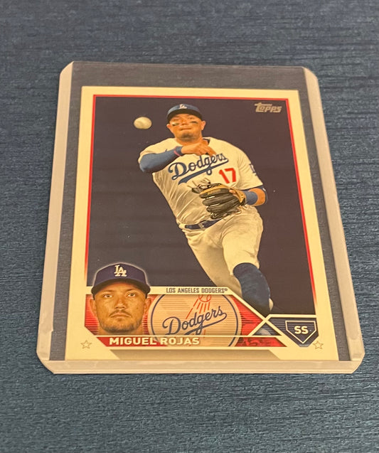 Miguel Rojas Los Angeles Dodgers Topps 2023