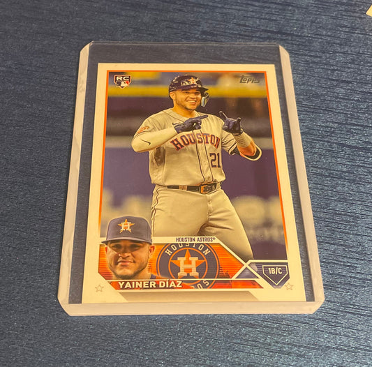 Yainer Diaz Houston Astros Topps 2023