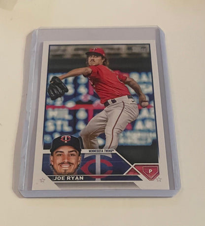 Joe Ryan Minnesota Twins Topps 2023