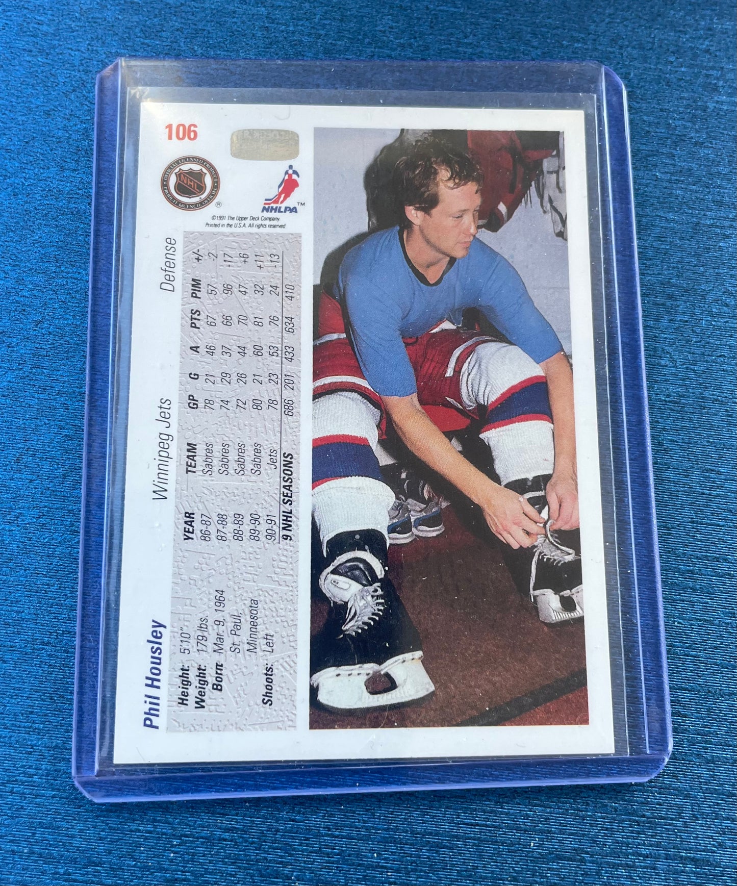 Phil Housley Winnipeg Jets ‘91-92 Upper Deck