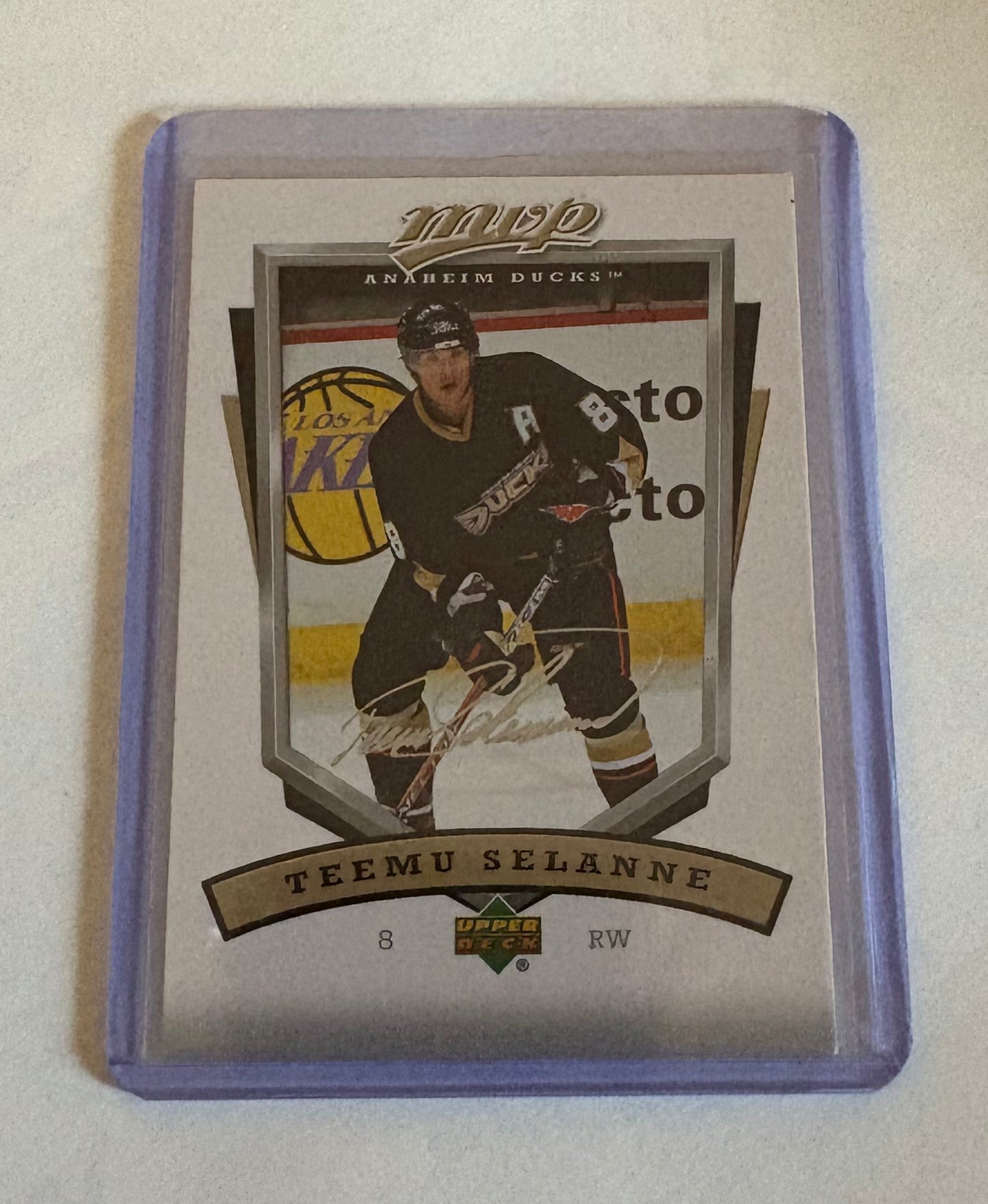Teemu Selanne Anaheim Ducks Uppder Deck MVP
