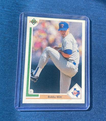 Bobby Witt Texas Rangers 1991 Upper Deck