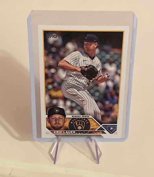 Eric Lauer Milwaukee Brewers Topps 2023