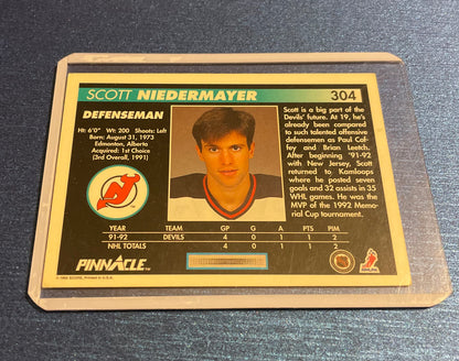 Scott Niedermayer New Jersey Devils 1992 Score