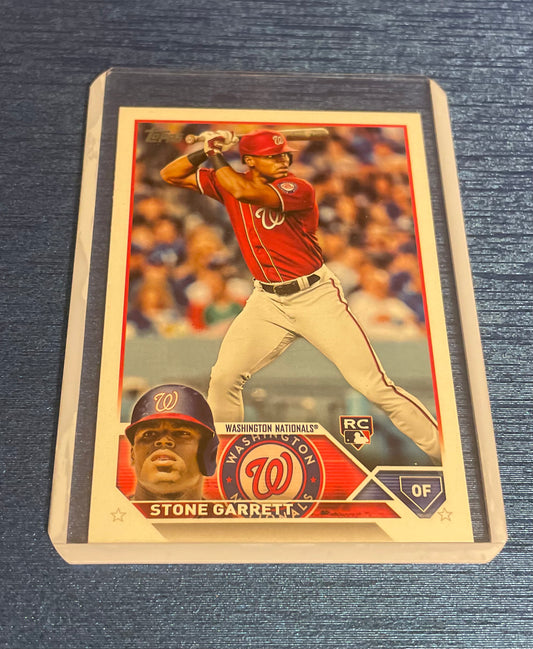 Stone Garrett Washington Nationals Topps 2023