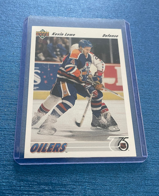 Kevin Lowe Edmonton Oilers 1991-92 Upper Deck