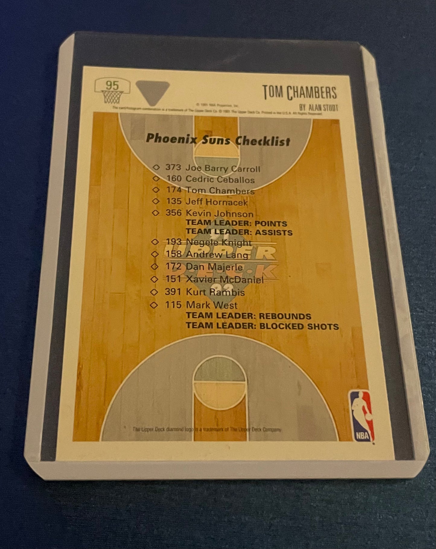 Tom Chambers Collectors Choice Phoenix Suns 1991-92 Upper Deck