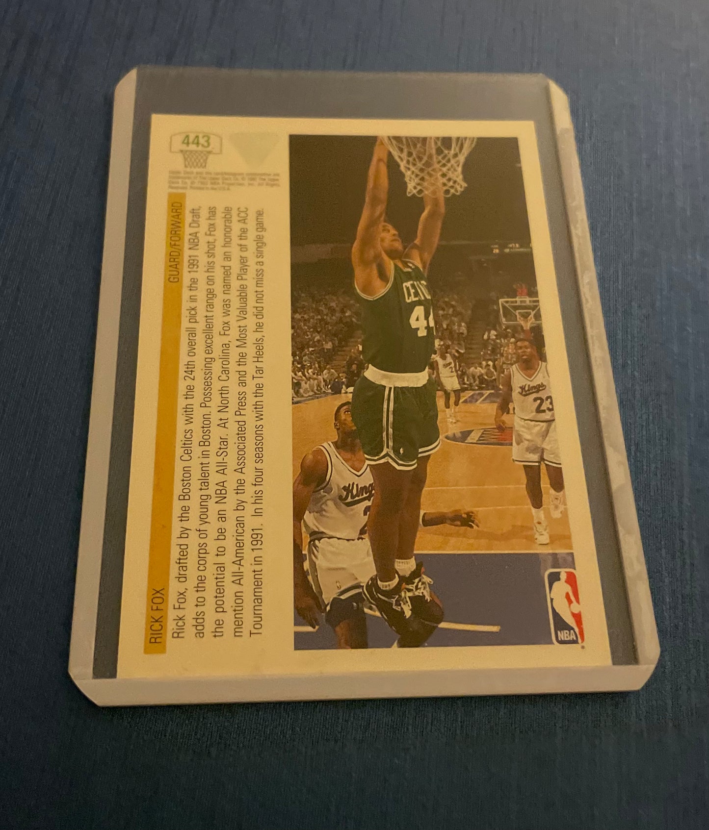 Rick Fox Boston Celtics 1991-92 Upper Deck