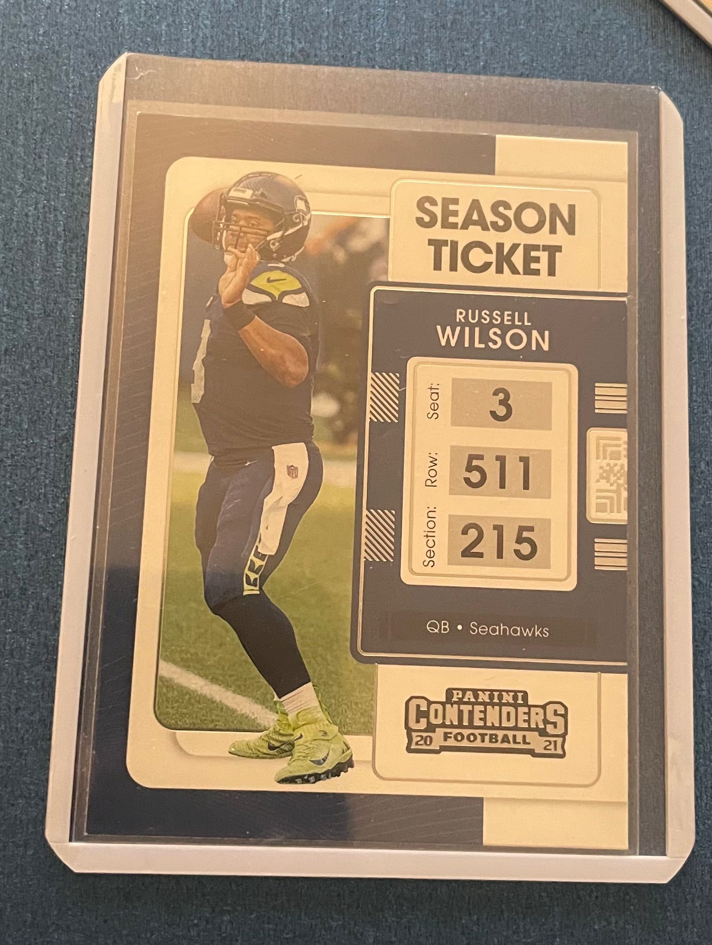 Russell Wilson Seattle Seahawks 2021 Panini Contenders