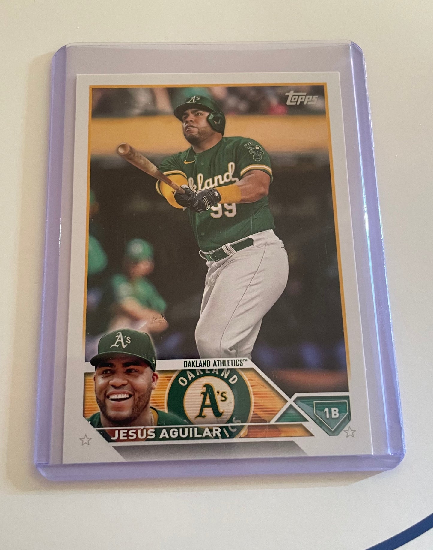 Jesus Aguilar Oakland Athletics 2023 Topps