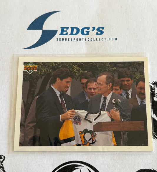 Mario Lemieux Pittsburgh Penguins 1991 Upper Deck