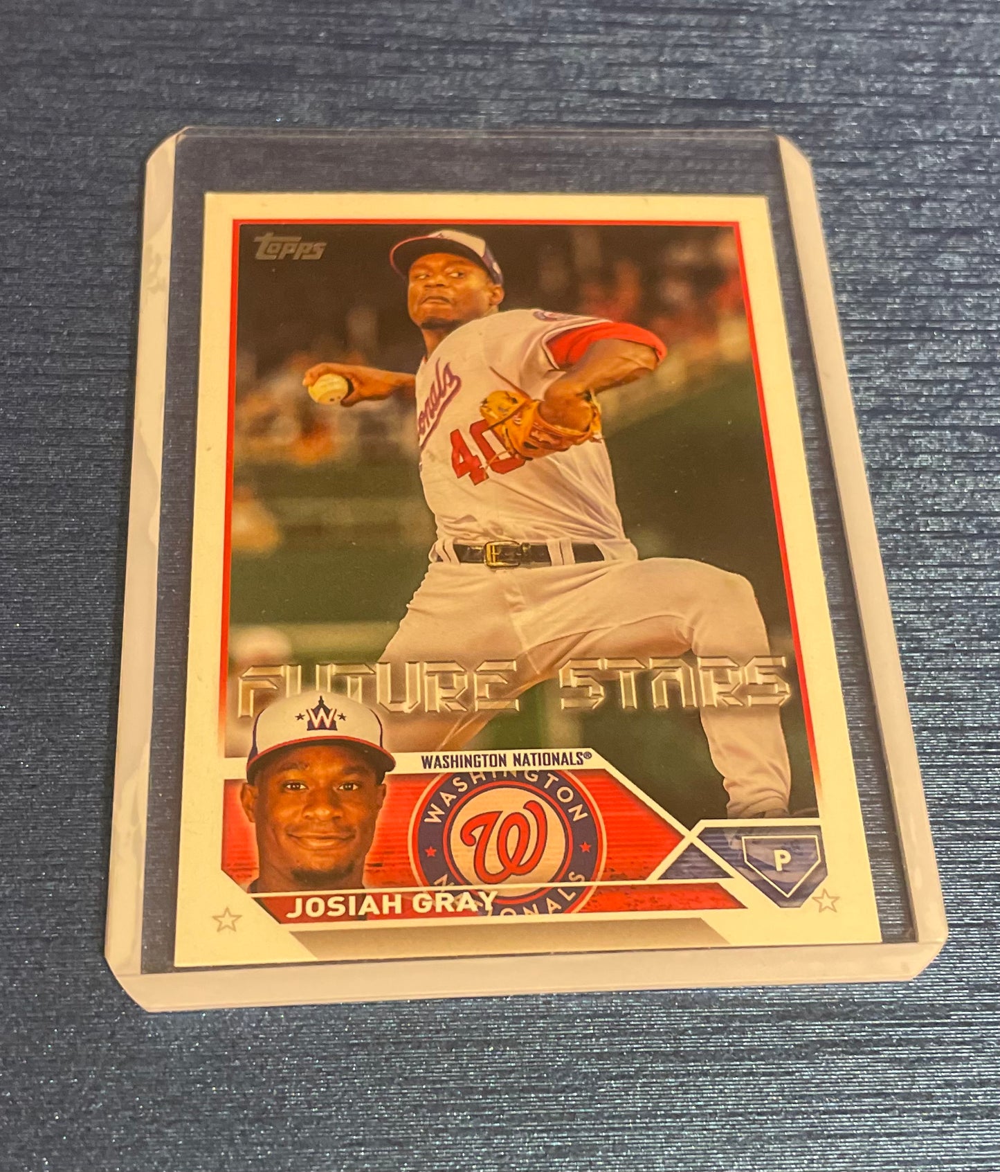 Josiah Gray Future Stars Washington Nationals Topps 2023