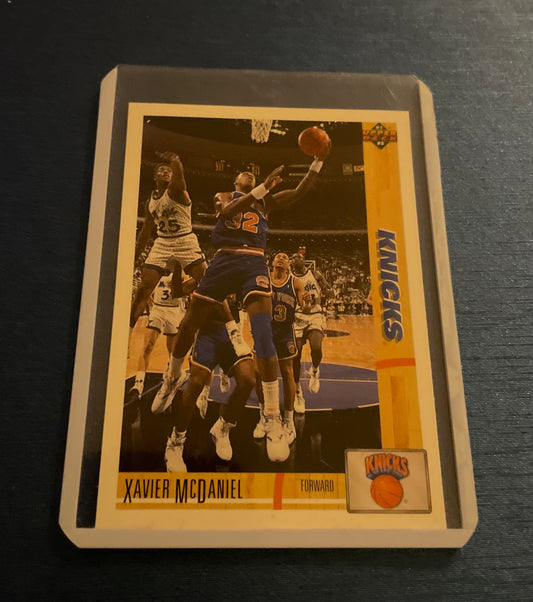 Xavier McDaniel New York Knicks Upper Deck 1991-92