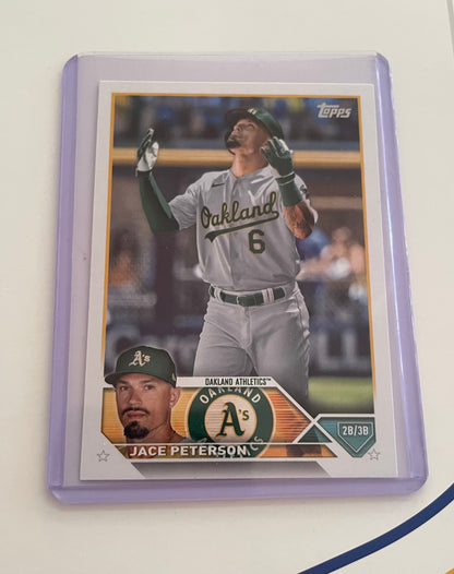 Jace Peterson Oakland Athletics 2023 Topps