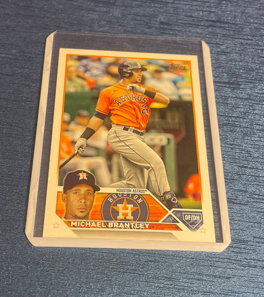 Michael Brantley Houston Astros Topps 2023