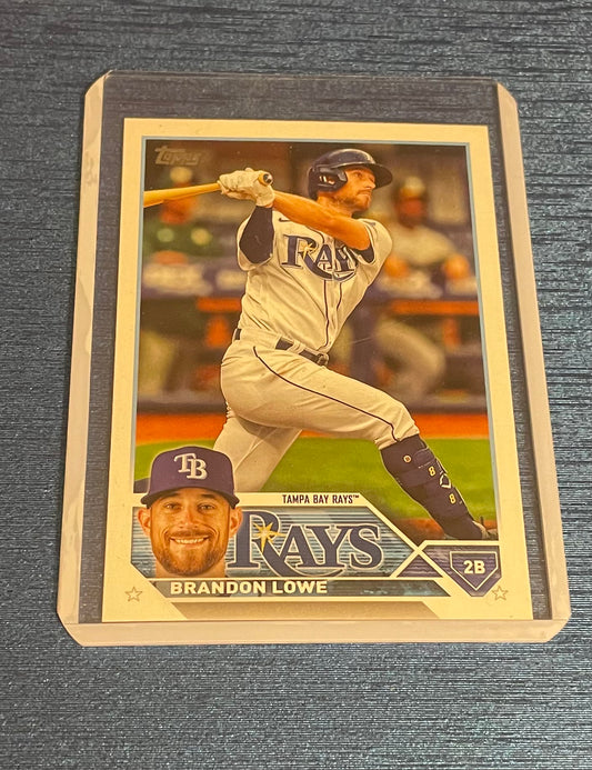 Brandon Lowe Tampa Bay Rays Topps 2023