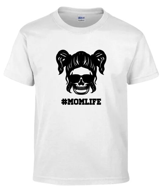 #Mom life Tee