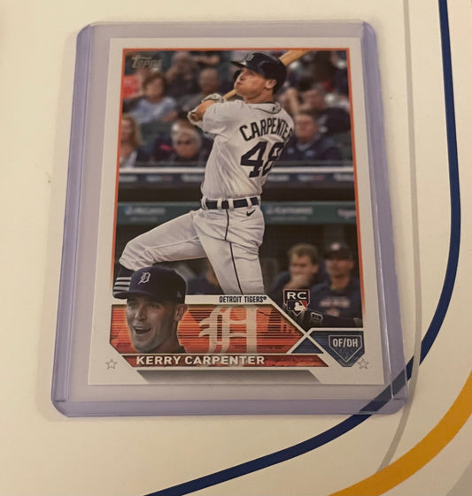 Kerry Carpenter Detroit Tigers 2023 Topps