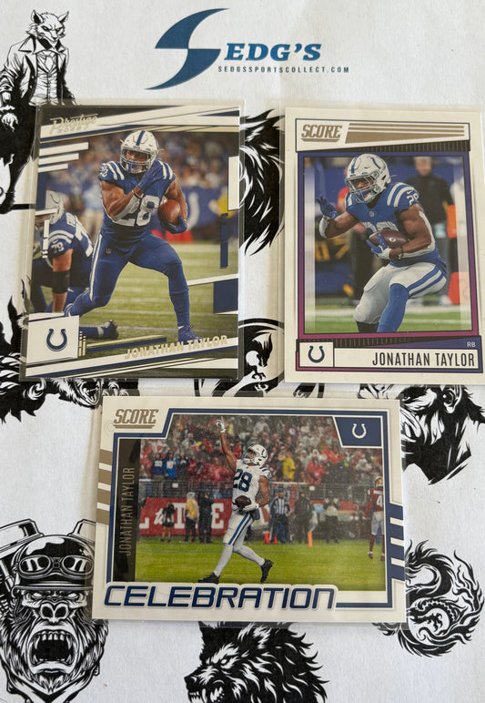 Jonathan Taylor Indianapolis Colts 3pc bundle