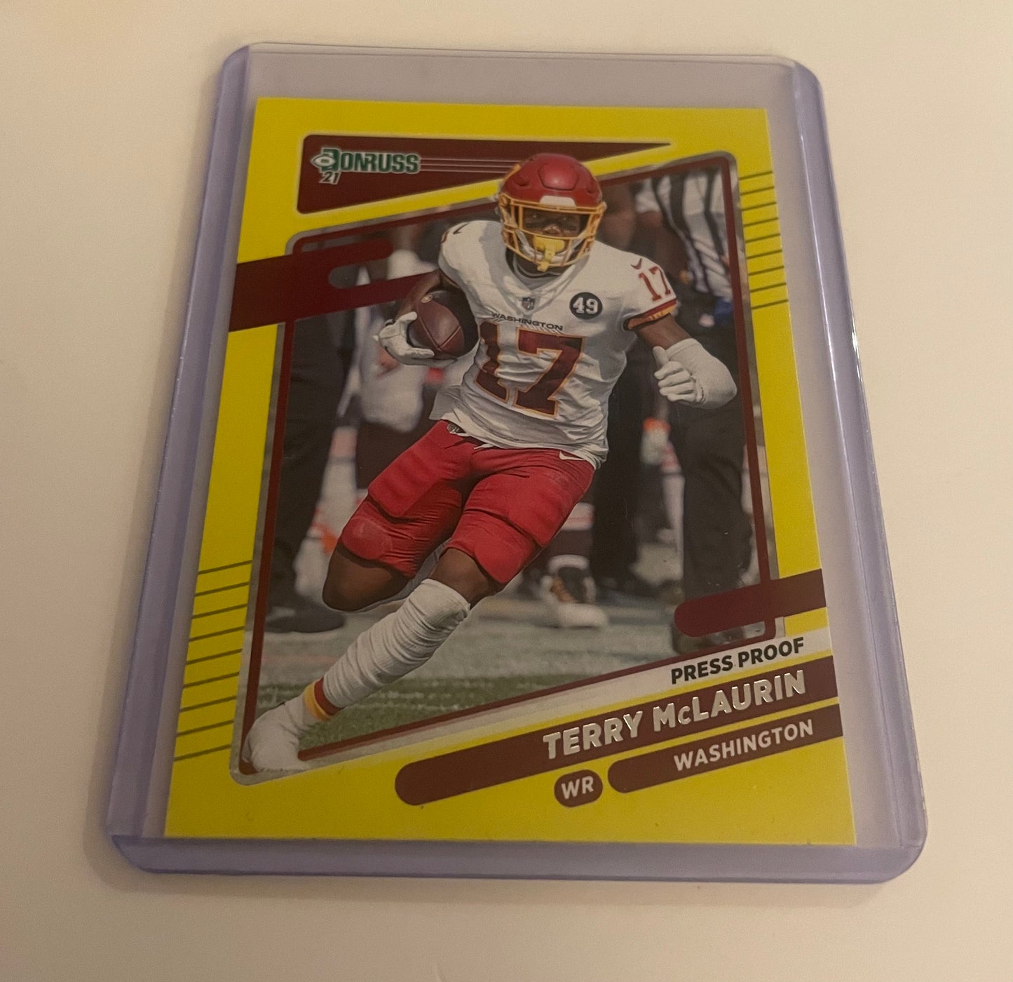 Terry McLaurin Washington Commanders 2021 Donruss