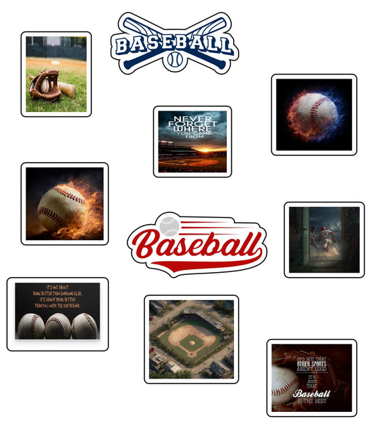 Baseball sticker sheet