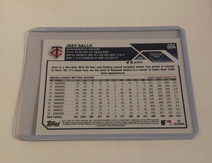 Joey Gallo Minnesota Twins Topps 2023