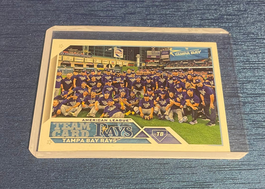 Tampa Bay Rays Team Card Topps 2023