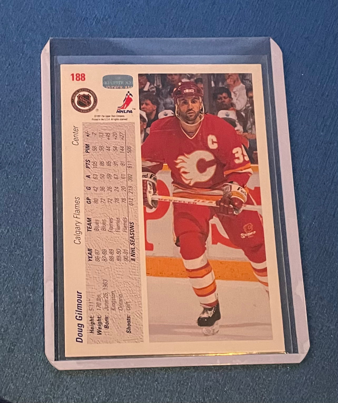 Doug Gilmour Calgary Flanes ‘91-92 Upper Deck