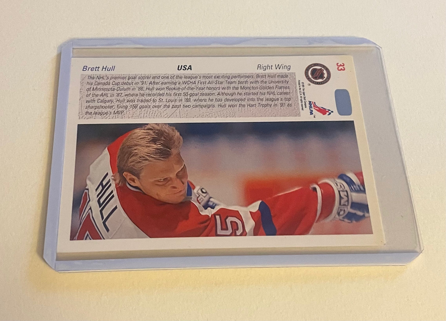 Brett Hull U.S.A Canada Cup 1991-92 Upper Deck