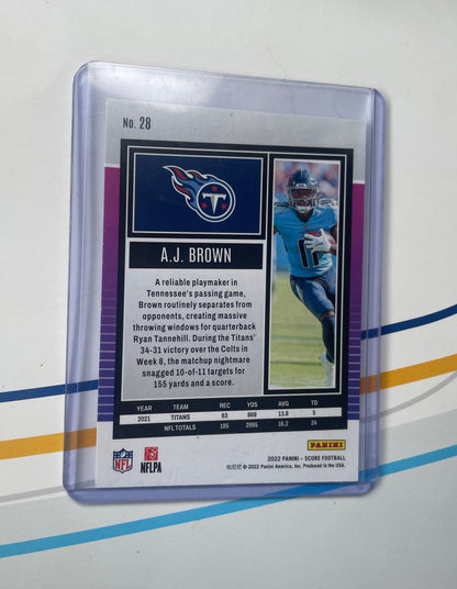 A.J Brown Tennessee Titans 2022 Panini