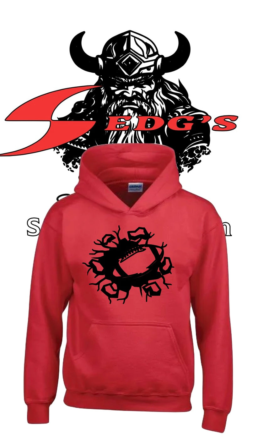 “Another ball in the wall” football hoodie