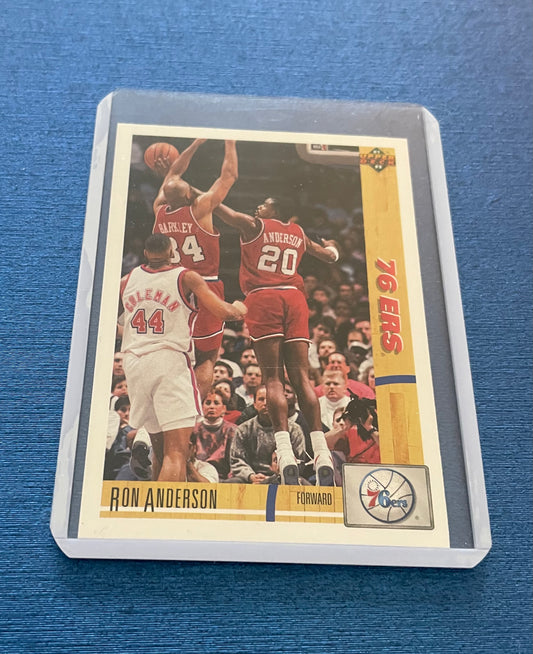 Ron Anderson Philadelphia 76ers 1991-92 Upper Deck