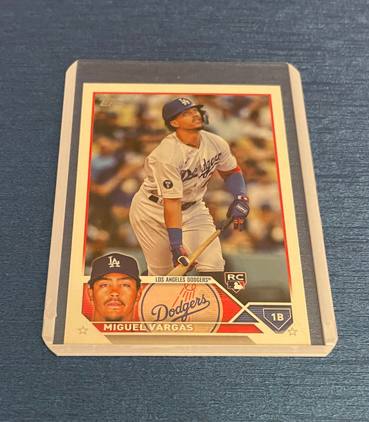 Miguel Vargas Los Angeles Dodgers Topps 2023