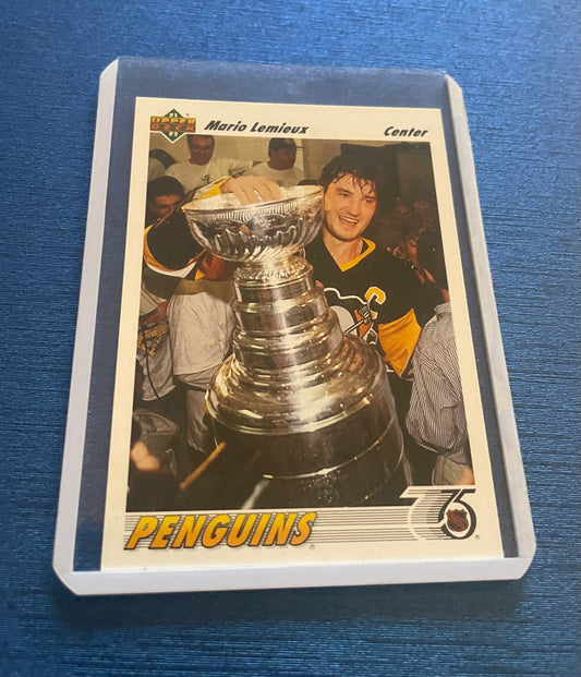 Mario Lemieux Pittsburg Penguins Upper Deck 1991-92