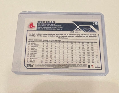 Bobby Dalbec Boston Red Sox Topps 2023