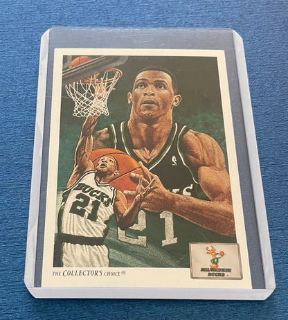 Alvin Robertson Collectors Choice Milwaukee Bucks 1991-92 Upper Deck