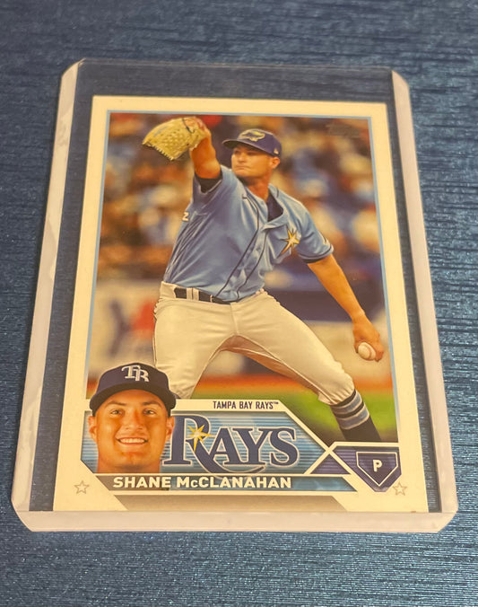 Shane McClanahan Tampa Bay Rays Topps 2023