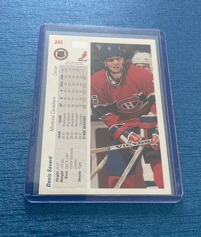 Denis Savard Montreal Canadiens ‘91-92 Upper Deck