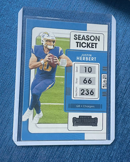 Justin Herbert Los Angeles Chargers 2021 Contenders