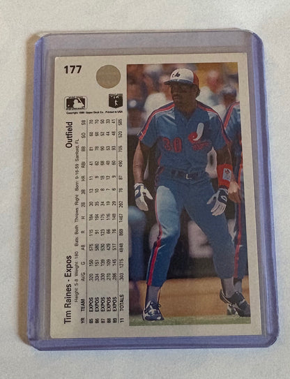 Tim Raines Montreal Expos Upper Deck 1990