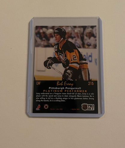 Bob Errey Pittsburg Penguins 1991-92 Platinum Pro Set