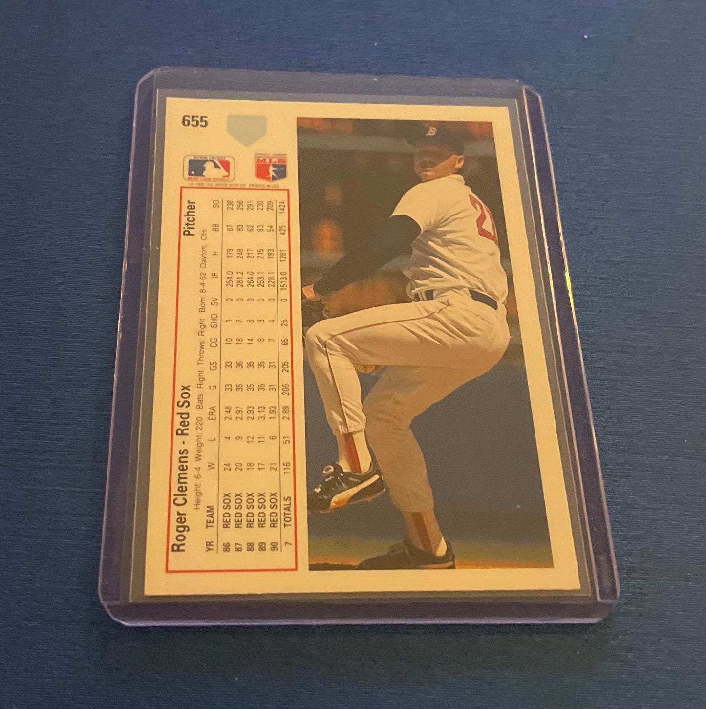 Roger Clemens Boston Red Sox Upper Deck 1990-91