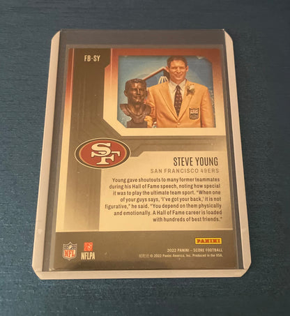 Steve Young San Francisco 49ers 2022 Score