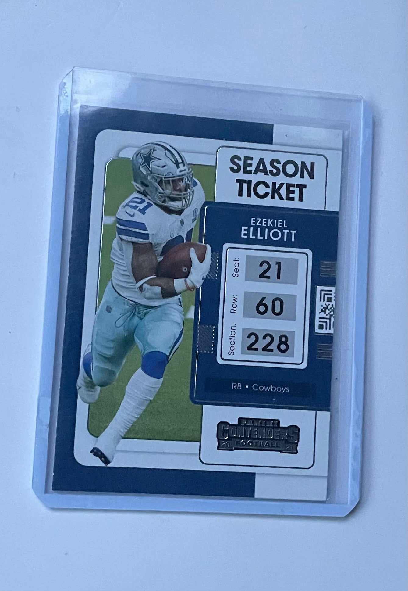 Ezekiel Elliot Dallas Cowboys 2021 Panini Contenders