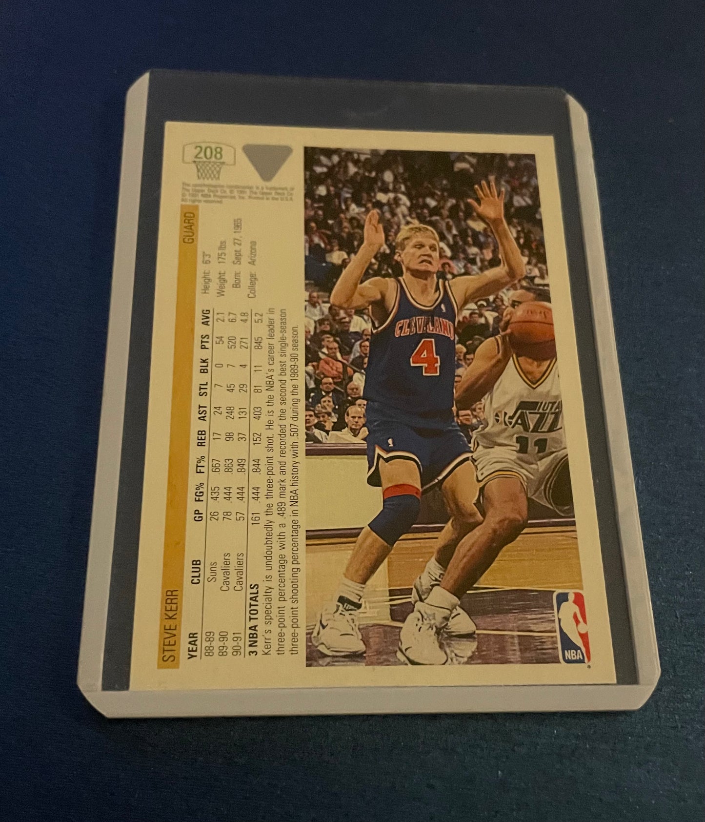 Steve Kerr Cleveland Cavaliers 1991-92 Upper Deck