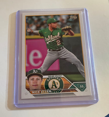 Nick Allen Oakland Athletics 2023 Topps