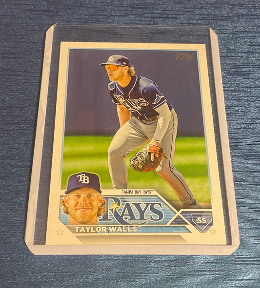 Taylor Walls Tampa Bay Rays Topps 2023